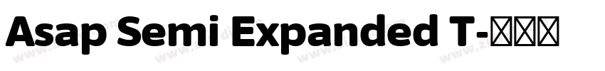 Asap Semi Expanded T字体转换